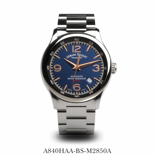 Armand Nicolet A840HAA-BS-M2850A MHA Mens Automatic Watch