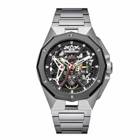 Astronic AVE-64B-BK Apache Skeleton Automatic Mens Automatic Watch Astronic AVE-64B-BK Apache Skeleton Automatic Mens Automatic Watch