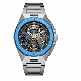Astronic AVE-64B-BL Apache Skeleton Automatic Mens Automatic Watch Astronic AVE-64B-BL Apache Skeleton Automatic Mens Automatic Watch