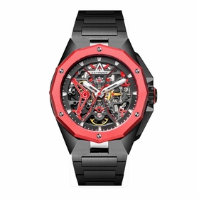 Astronic AVE-64B-RE Apache Skeleton Automatic Mens Automatic Watch Astronic AVE-64B-RE Apache Skeleton Automatic Mens Automatic Watch