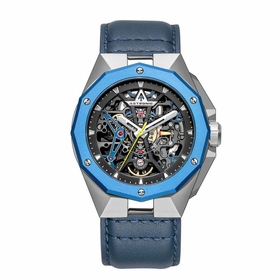 Astronic AVE-64S-BL Apache Skeleton Automatic Mens Automatic Watch
