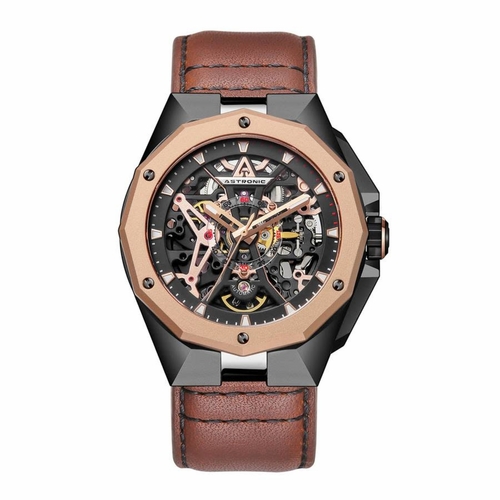 Astronic AVE-64S-RG Apache Skeleton Automatic Mens Automatic Watch