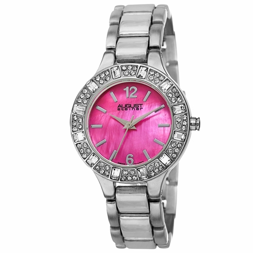 August Steiner AS8135SSPK  Ladies Quartz Watch