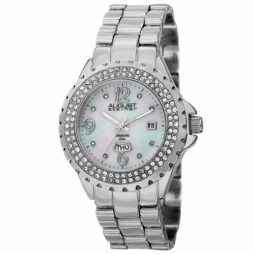 August Steiner AS8156SS  Ladies Quartz Watch