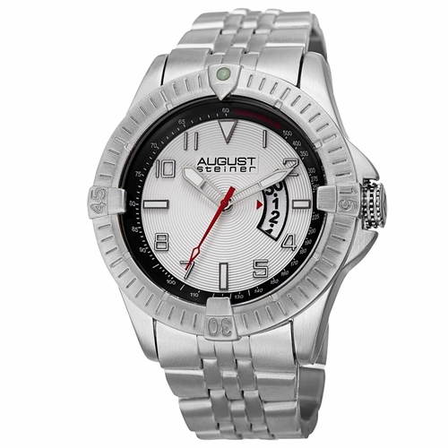August Steiner AS8185SS  Mens Quartz Watch