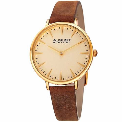 August Steiner AS8187YGBR  Ladies Quartz Watch