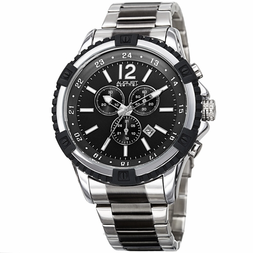 August Steiner AS8229TTB  Mens Chronograph Quartz Watch