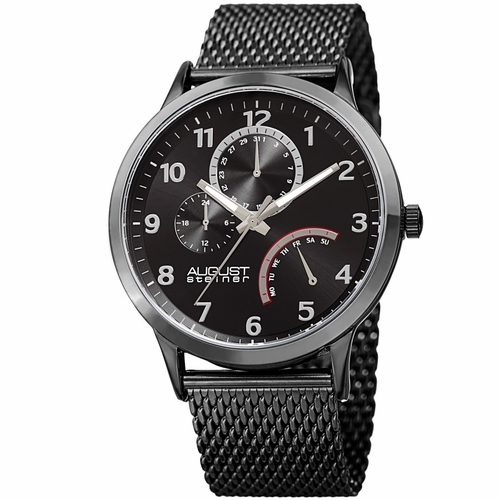 August Steiner AS8230BK  Mens Quartz Watch