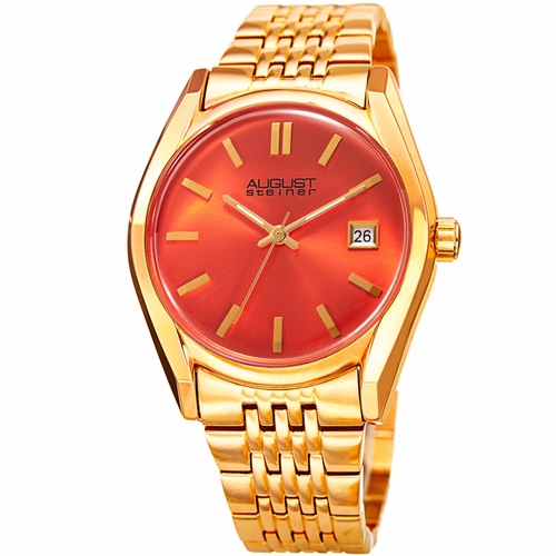 August Steiner AS8235YGOR  Ladies Quartz Watch