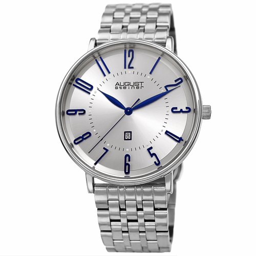 August Steiner AS8257SS  Mens Quartz Watch