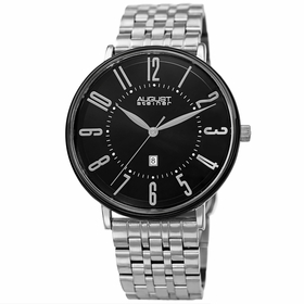 August Steiner AS8257SSBK  Mens Quartz Watch