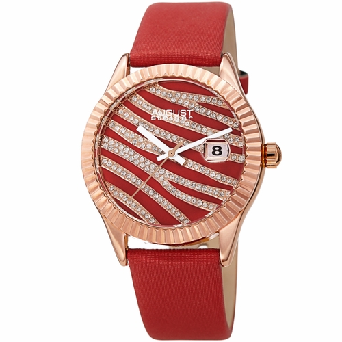 August Steiner AS8275RD  Ladies Quartz Watch
