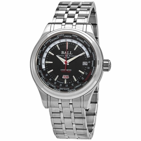 Ball GM2020D-S4CJ-BK Trainmaster Worldtime Mens Automatic Watch