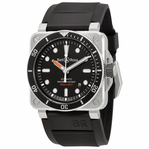 Bell and Ross BR0392-D-BL-ST/SRB Diver Mens Automatic Watch