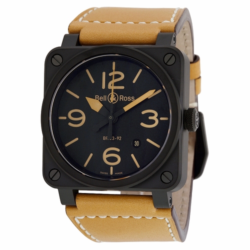 Bell and Ross BR0392-HERITAGE Aviation Mens Automatic Watch