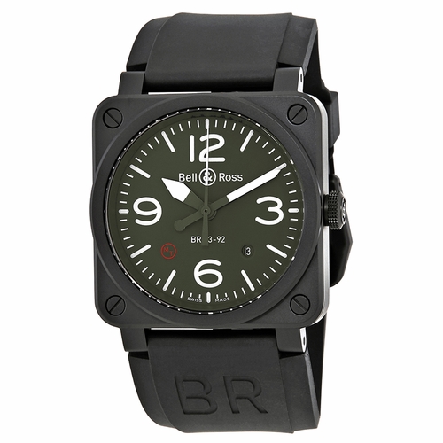 Bell and Ross BR0392-MIL Military Type Mens Automatic Watch