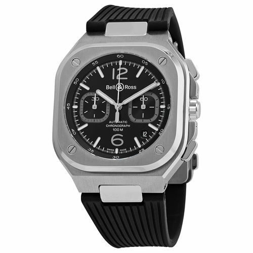 Bell and Ross BR05C-BL-ST/SRB BR 05 CHRONO Mens Chronograph Automatic Watch