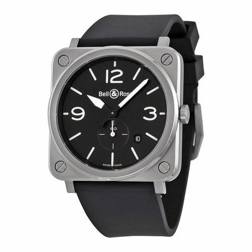 Bell and Ross BRS-BLC-ST Aviation Mens Quartz Watch