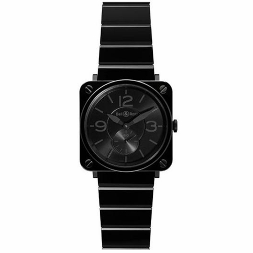 Bell and Ross BRS-BLK-CER-PHT Aviation Unisex Quartz Watch