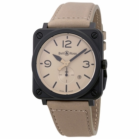 Bell and Ross BRS-Desert Type Aviation Desert Type Mens Quartz Watch