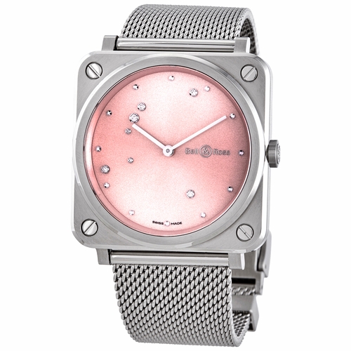 Bell and Ross BRS-EP-ST/SST Pink Diamond Eagle Ladies Quartz Watch