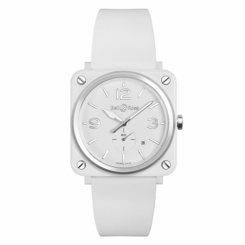 Bell and Ross BRS-WH-CES/SRB Aviation Mens Quartz Watch