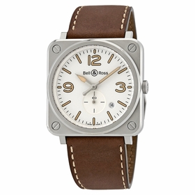 Bell and Ross BRS-WHERI-ST/SCA Steel Heritage S Mens Quartz Watch
