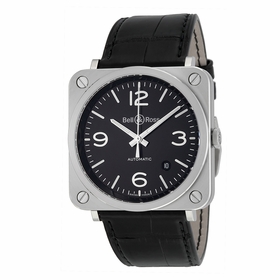 Bell and Ross BRS92-BL-ST Aviation Mens Automatic Watch Bell and Ross BRS92-BL-ST Aviation Mens Automatic Watch