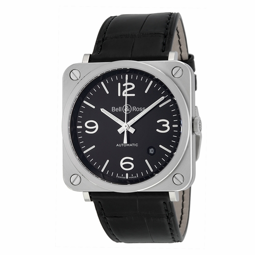 Bell and Ross BRS92-BL-ST Aviation Mens Automatic Watch