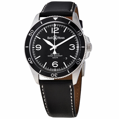 Bell and Ross BRV292-BL-ST/SCA Vintage V2-92 Mens Automatic Watch