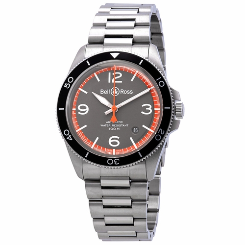 Bell and Ross BRV292-ORA-ST/SST Vintage V2-92 Garde Cotes Mens Automatic Watch