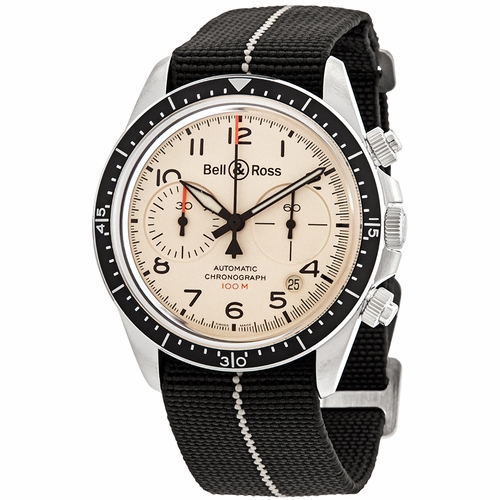 Bell and Ross BRV294-BEI-ST/SF  Mens Chronograph Automatic Watch