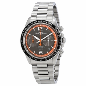 Bell and Ross BRV294-ORA-ST-SST Vintage Mens Chronograph Automatic Watch