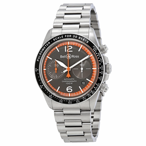 Bell and Ross BRV294-ORA-ST-SST Vintage Mens Chronograph Automatic Watch
