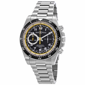 Bell and Ross BRV394-RS20/SST Vintage Mens Chronograph Automatic Watch