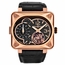 Bell & Ross BR-MNUT_TOURB-PG Minuteur Mens Hand Wind Watch