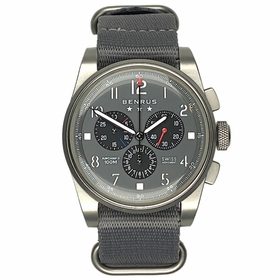 Benrus AC4-SB-G-NG Air Chief II Mens Chronograph Quartz Watch