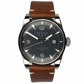 Benrus C2-P-BK-LBR Classic Mens Automatic Watch