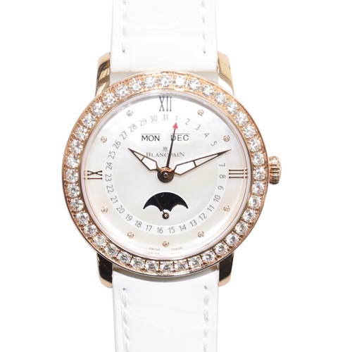 Blancpain 3663-2954-55B Moonphase Ladies Automatic Watch