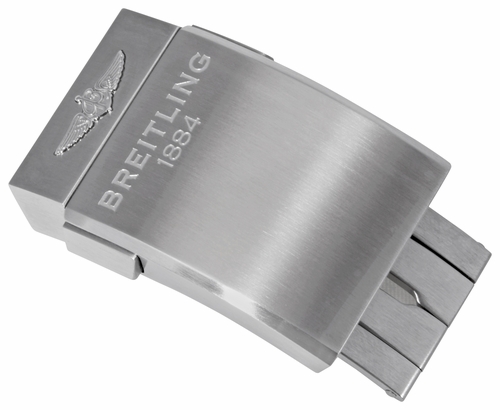 Breitling 20mm Brushed Stainless Steel Deployment Buckle Breitling 20mm Brushed Stainless Steel Deployment Buckle