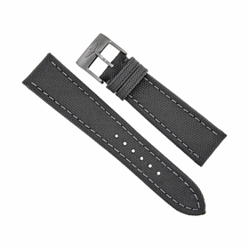 Breitling Dark Green Canvas Watch Band Strap 24mm - 20mm 100W-M20BASA.1