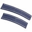 Breitling Strap styled in Blue Leather and White Stitching 22-20mm