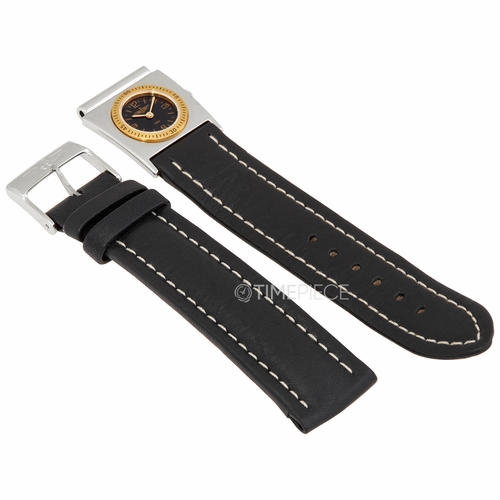 Breitling Unisex Leather Watch Band With Second Time Zone Attachment B6107211/B204.141X.A18