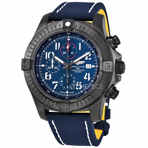 Breitling V13375101C1X2 Super Avenger Night Mission Mens Chronograph Automatic Watch