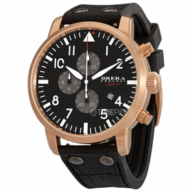 Brera Orologi BRSPTOC4402-BLK-CRUB Tornado Mens Chronograph Quartz Watch