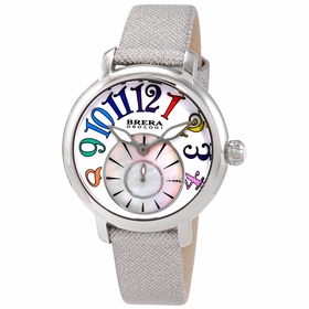 Brera Orologi BRVAMO3801-SLV-SAF Valentina Modern Ladies Quartz Watch