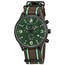 Brooklyn Watch Co. 309-J-08-NSGRN Bedford Brownstone Mens Chronograph Quartz Watch