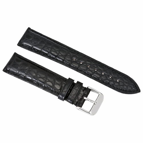 Brooklyn Watch Strap in Black Alligator Leather - 20 MM