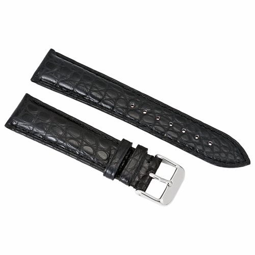 Brooklyn Watch Strap in Black Alligator Leather - 22 MM