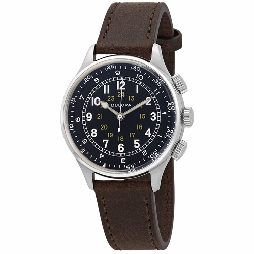 Bulova 96A245 A-15 Pilot Mens Automatic Watch